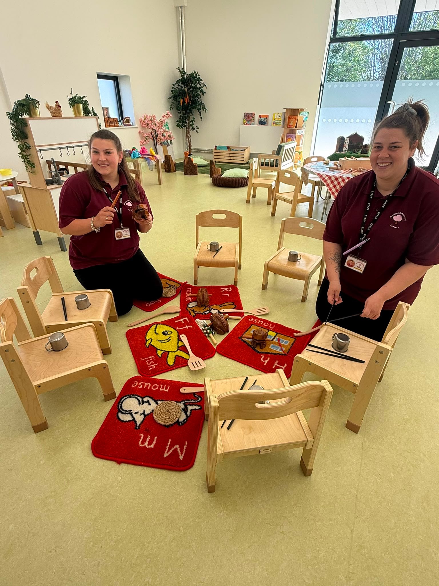 Children learning through play at Blossoms Clubs
